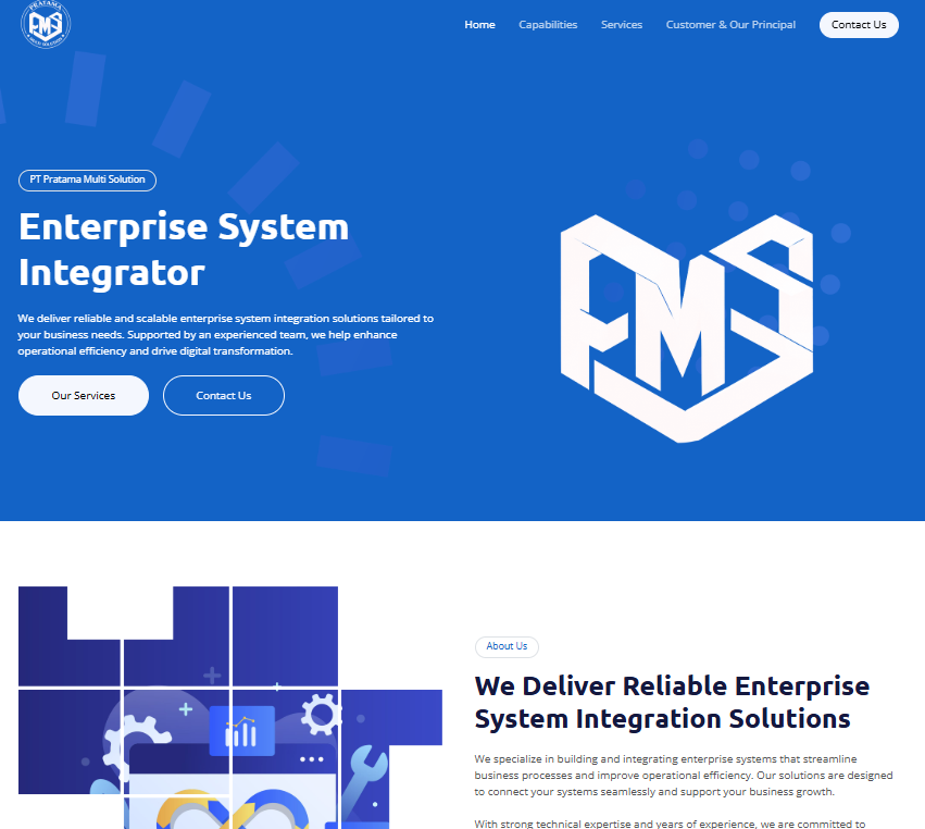 Company Profile Website Pratama Multi