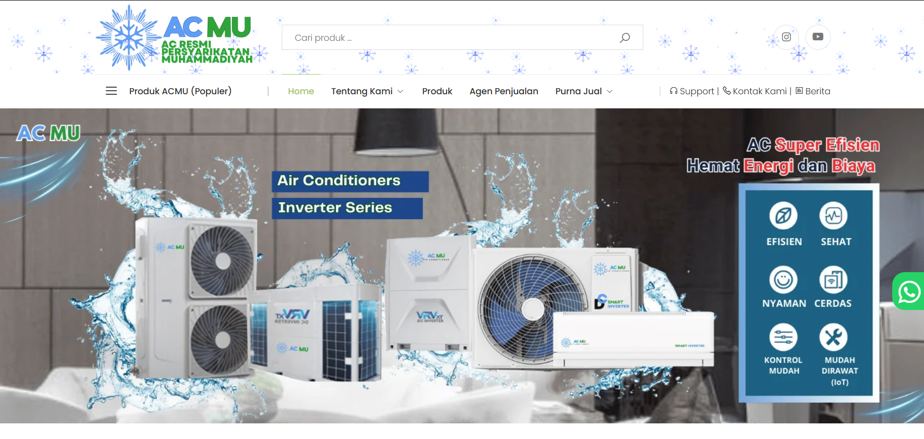 Project ACMU Landing Page by AV Labs